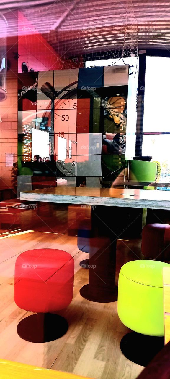 Restaurante colores complementarios