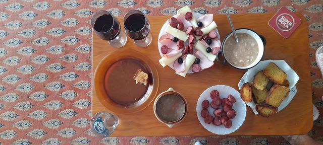 sopa e chouriço