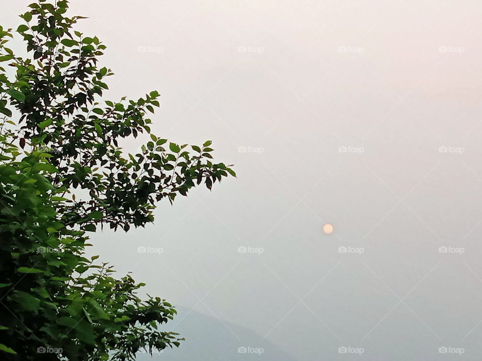 Even the Sun has to struggle hard sometimes