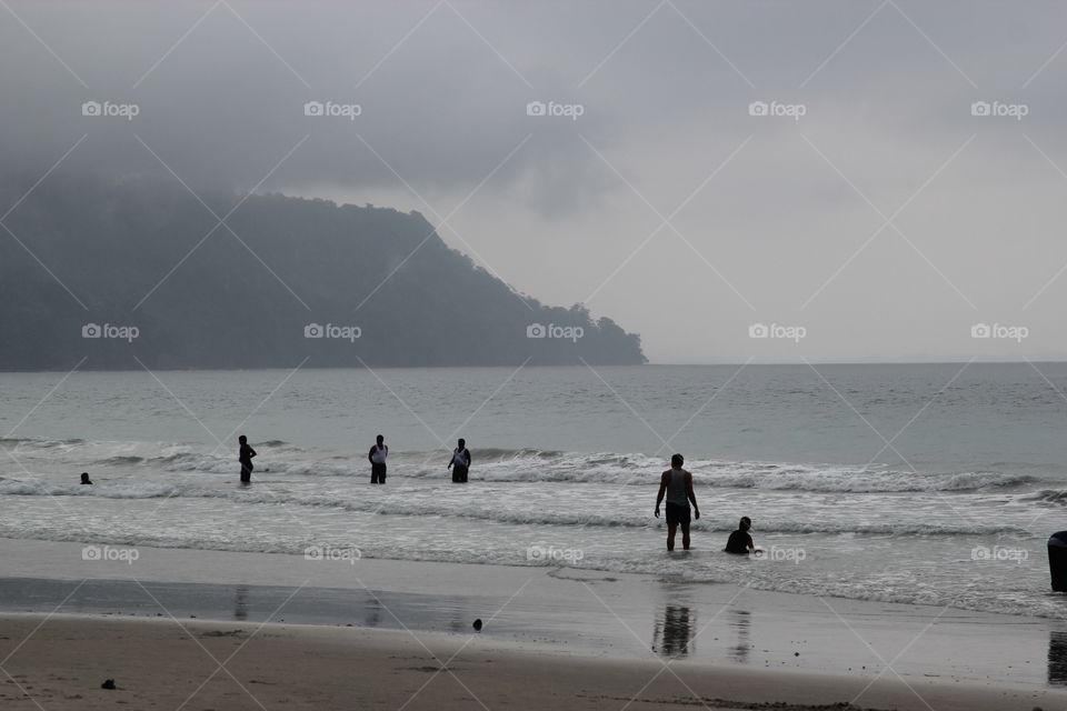 Cloudy day in the Andaman Islands