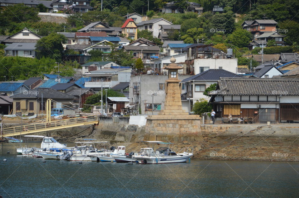 Lighthouse At Tomonoura Japan