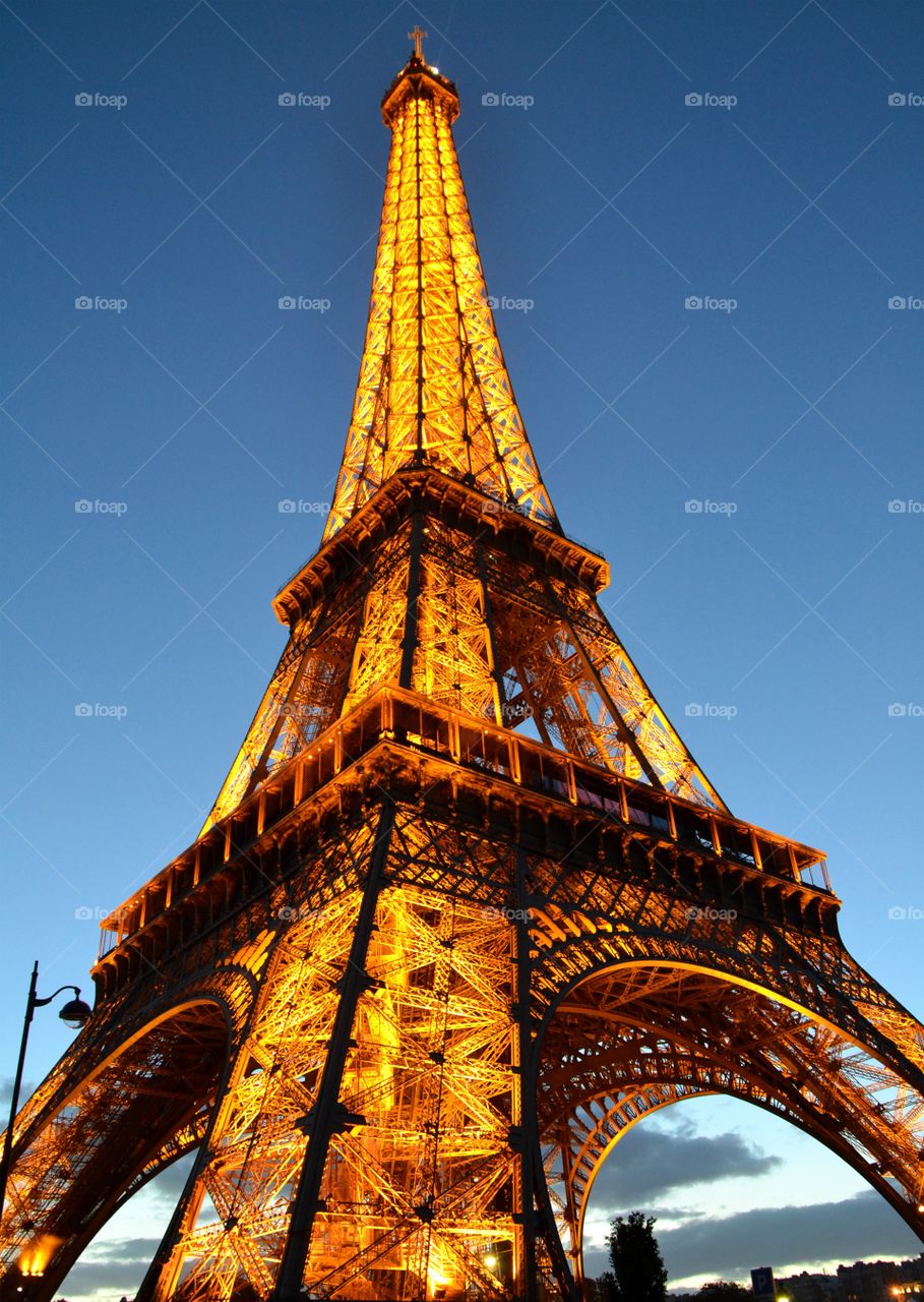 Eiffel Tower at night