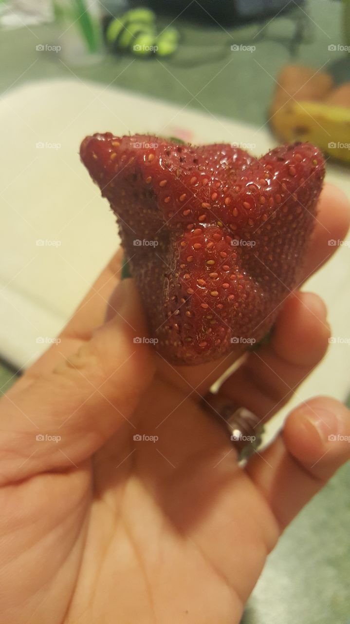 Fifty shapes of strawberry
