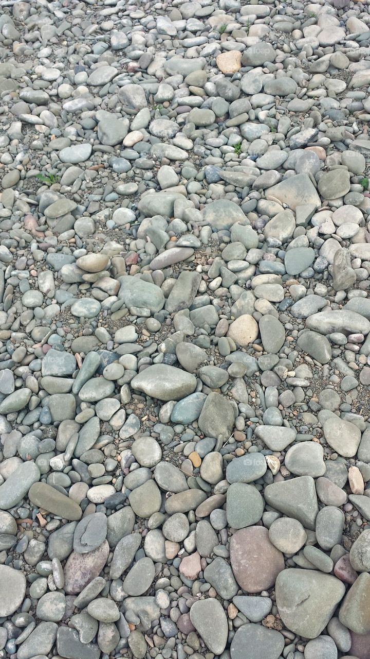 Pebbles on the beach