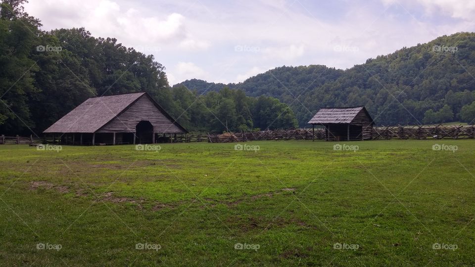 Old homestead in Smokey mountains