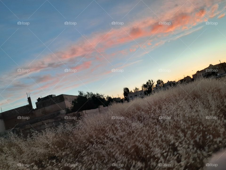 The beauty of the sunset is heaven🌅💙