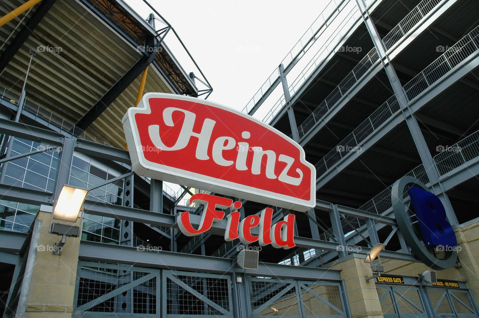 Entrance to Heinz Field home of the Pittsburgh Steelers and Pittsburgh Pennsylvania