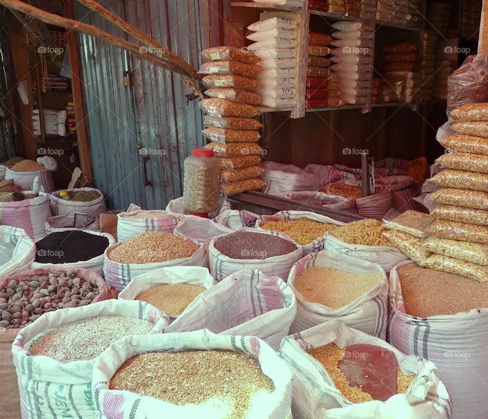 in the market