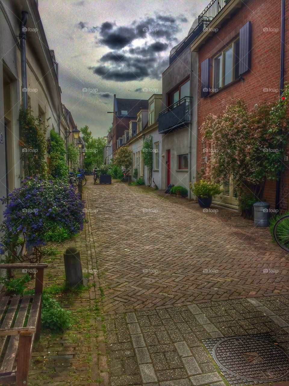 Neighborhood in Utrecht . Utrecht neighborhood 