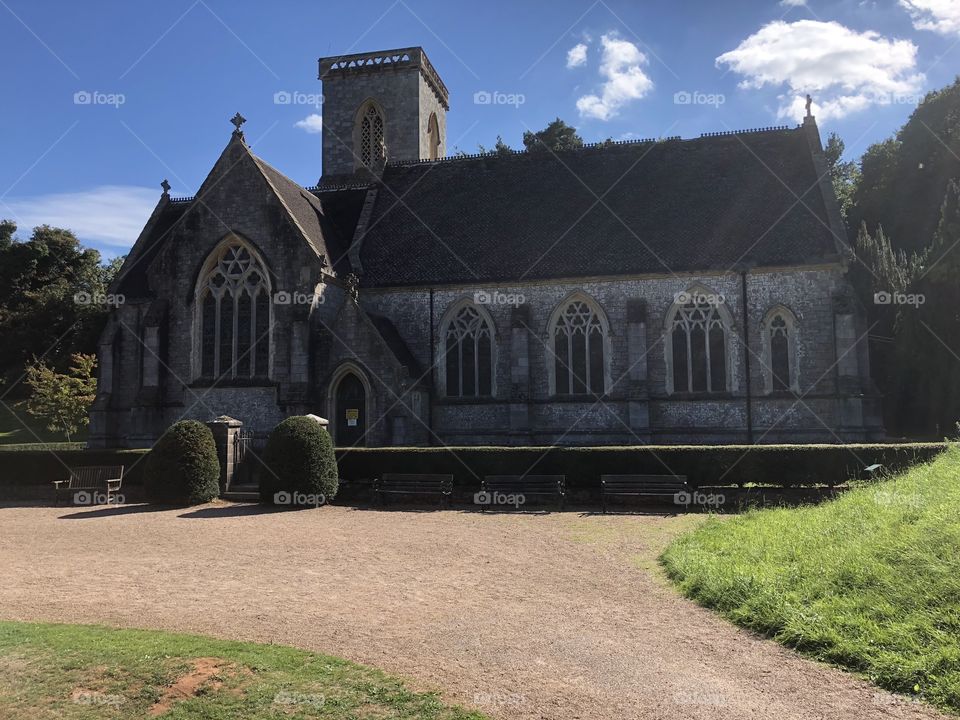 A small but nonetheless attractive church, the church of St Mary’s at Bicton, Devon.