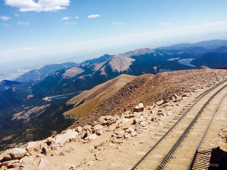 view from Pikes Peak