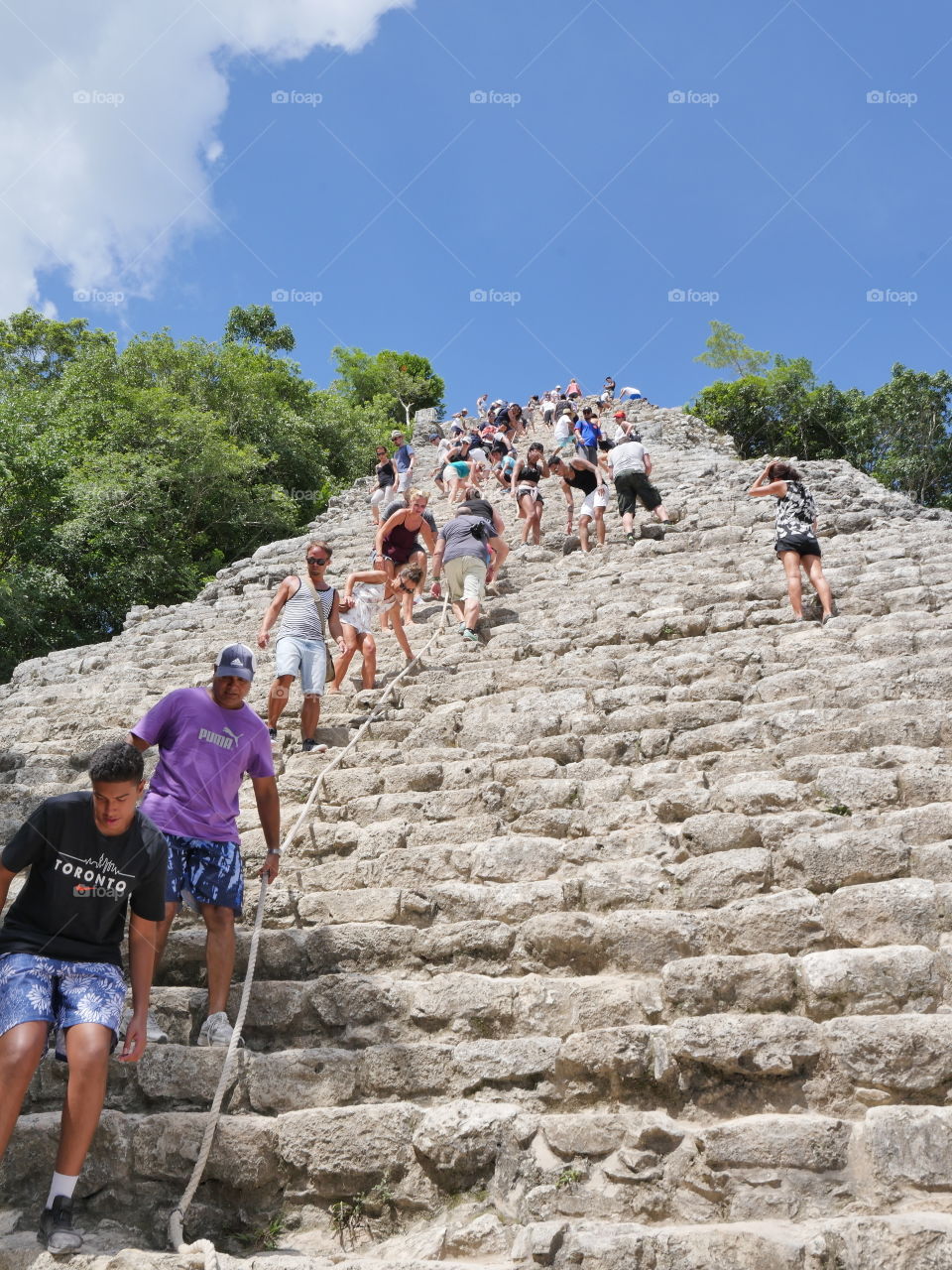 Coba pyramid