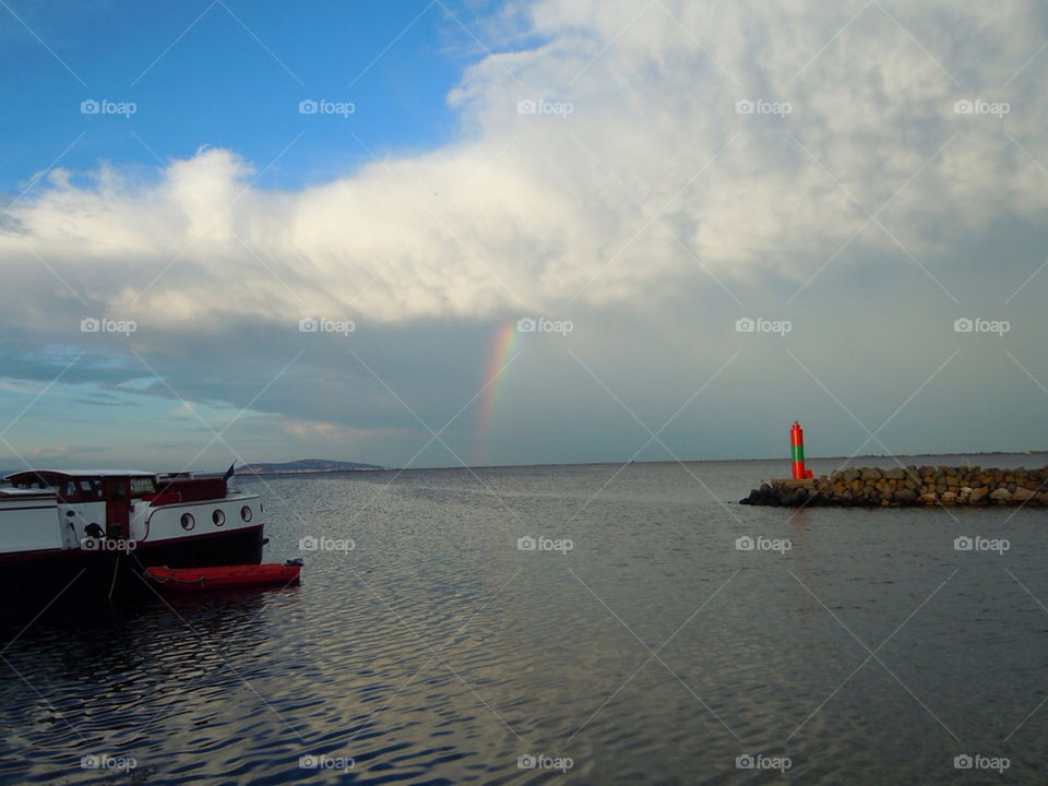 the rainbow sea storm by jgajdos