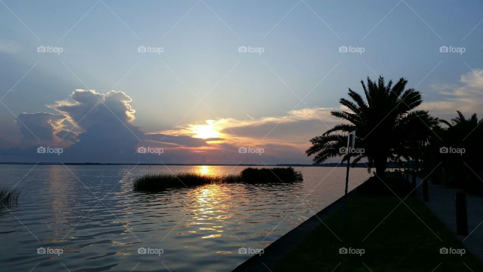 Sunset, Water, Beach, Dawn, Sun