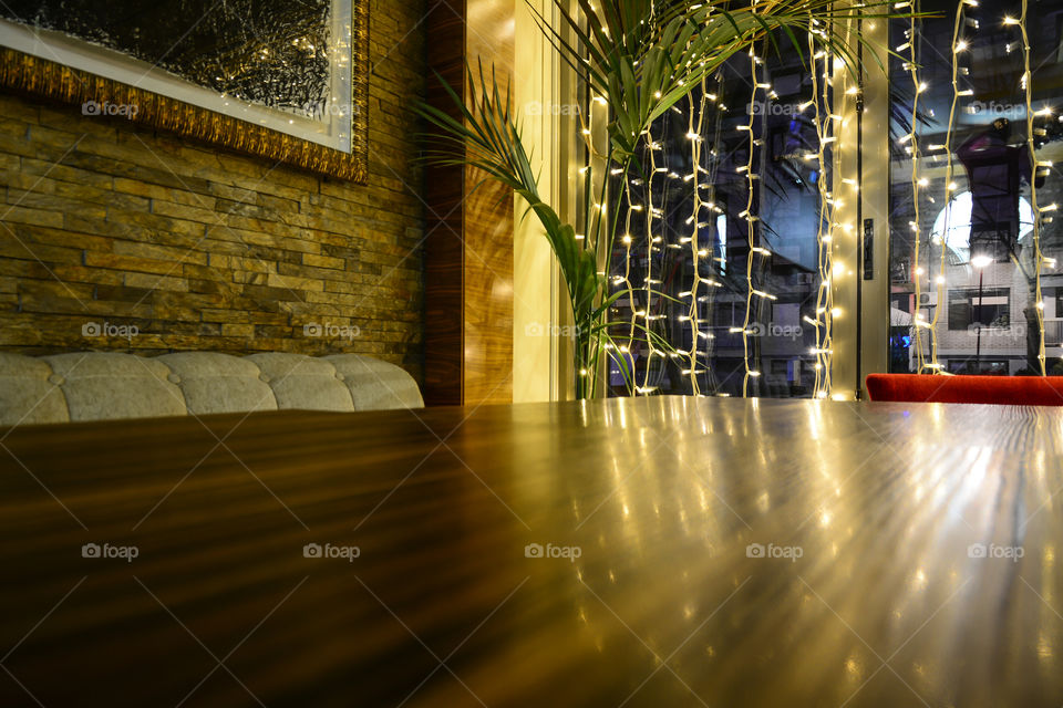 Italian restaurant indoor with tables and chairs, Alorro, Subotica-Serbia