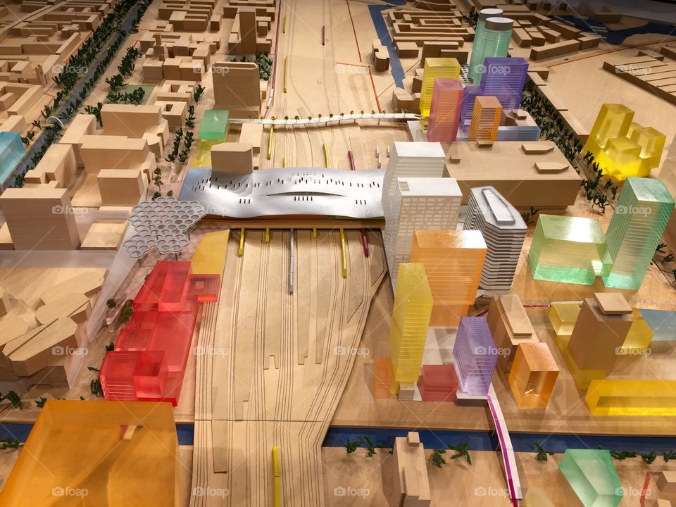 Model of Utrecht Central Station