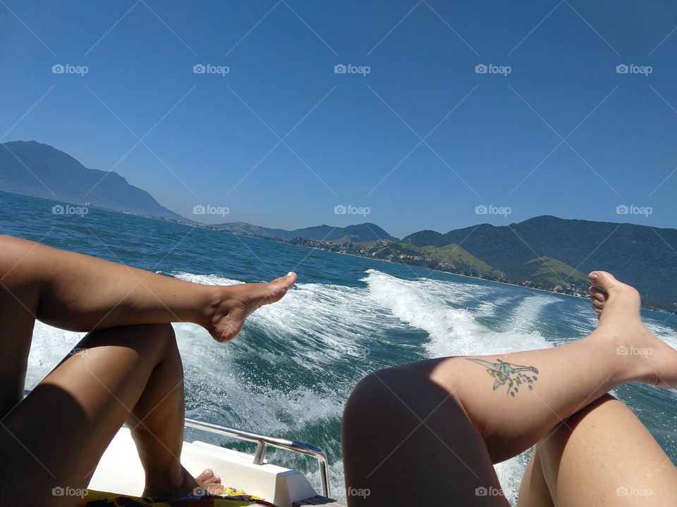 Atlantic ocean and summer