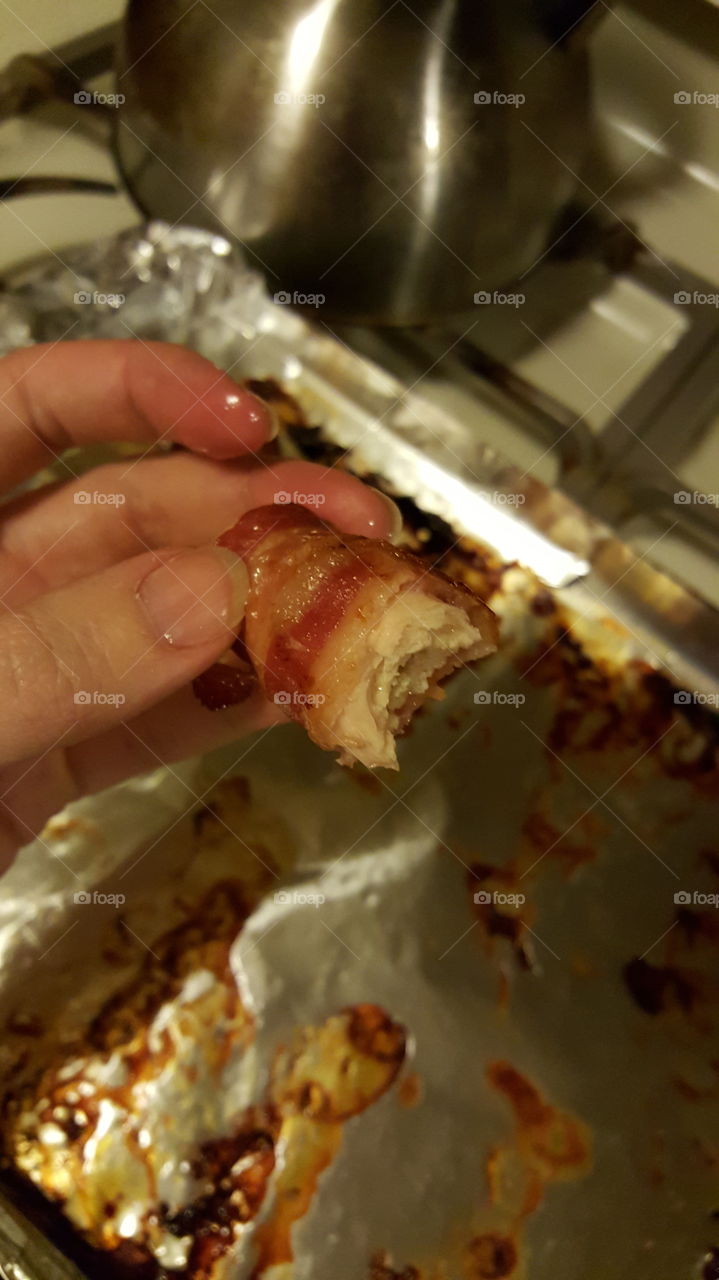 Yum! Bacon Wrapped Chicken