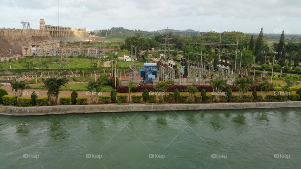 dam power house  canal