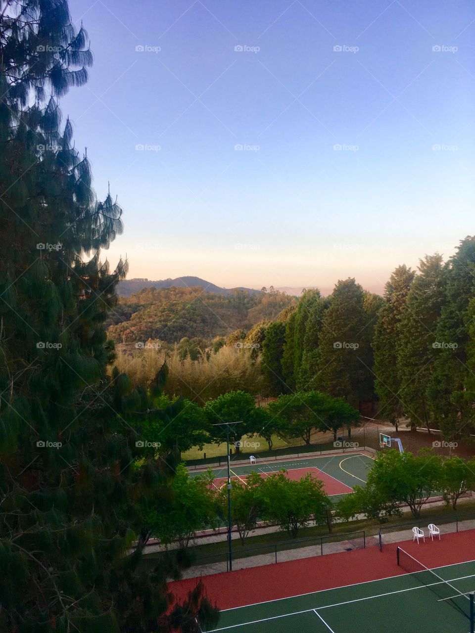 A paisagem bonita da cidade de Poços de Caldas, em Minas Gerais (Brasil). Natureza incrível!...