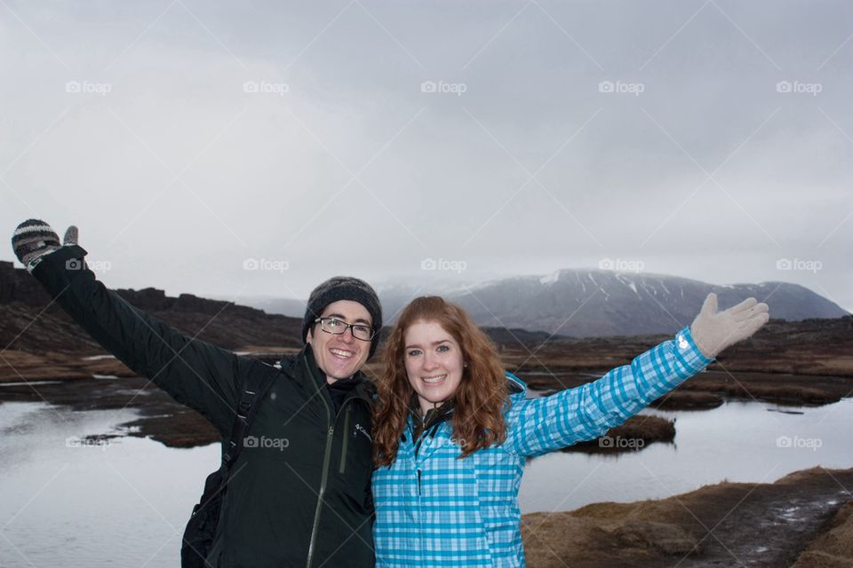 Enjoying thingvellir national park 