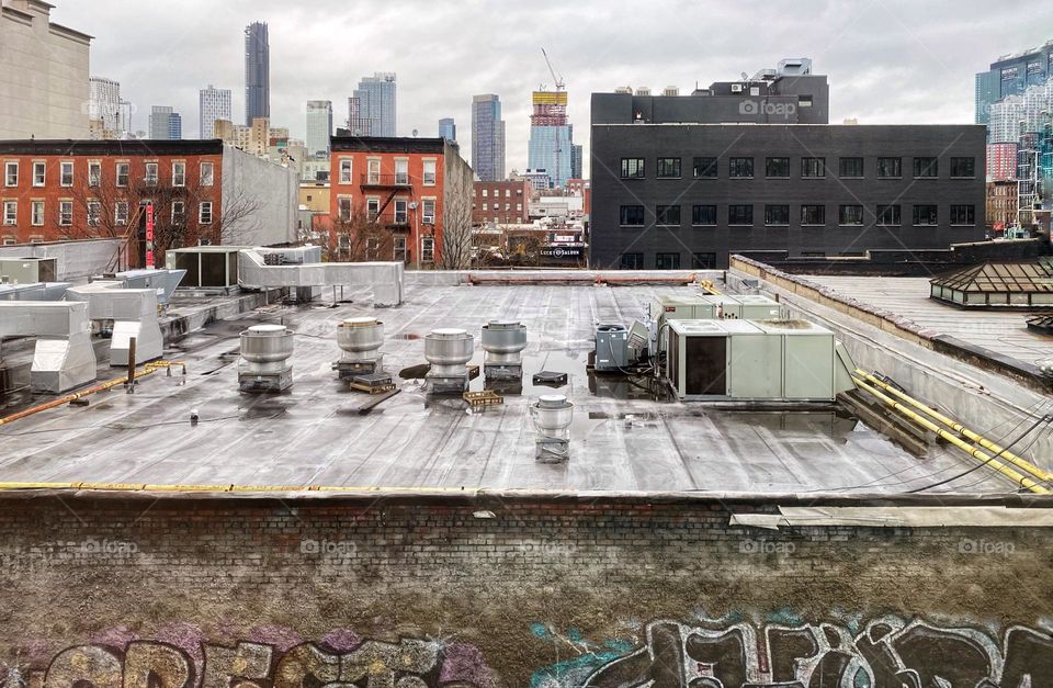 New York City rooftops