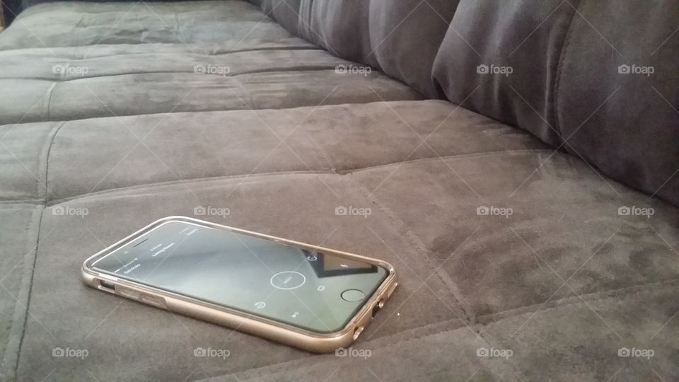 iphone on couch