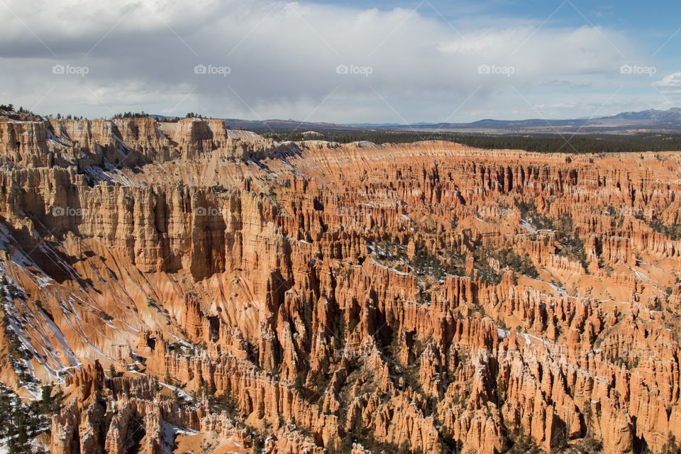 Orange pinnacles 