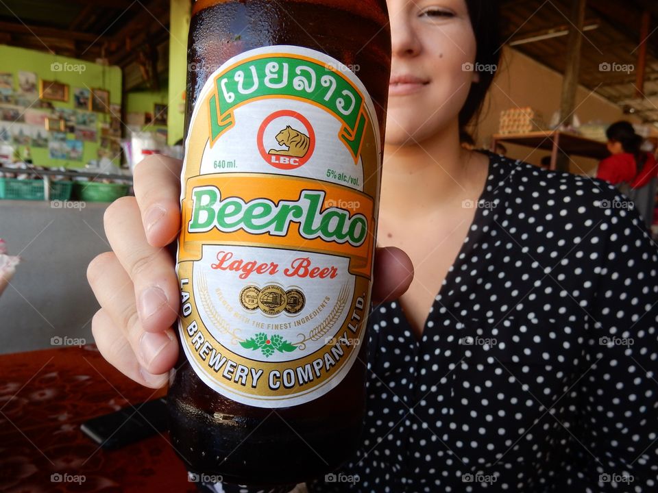 Laos beer
