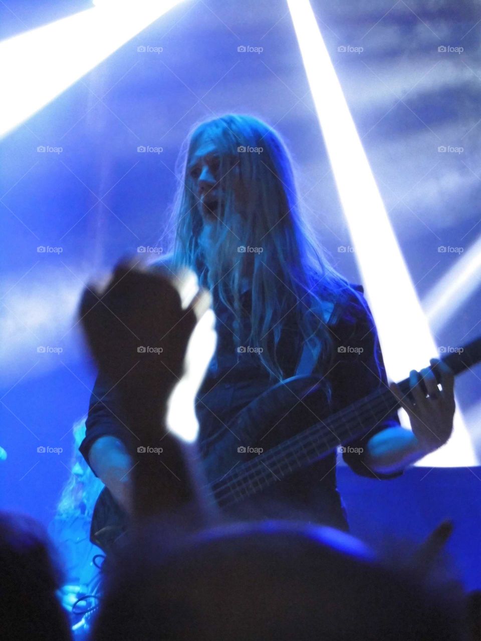 Perfect shot of Marco on Nightwish concert