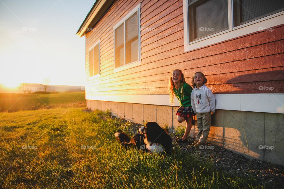 Sunset on the Barn