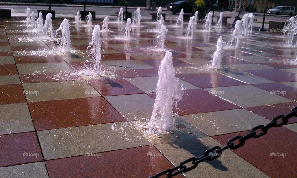 Fountains,  Crown Center,  Kansas City, Missouri