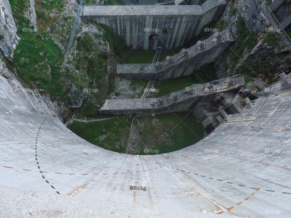Barrage in Castellane in France