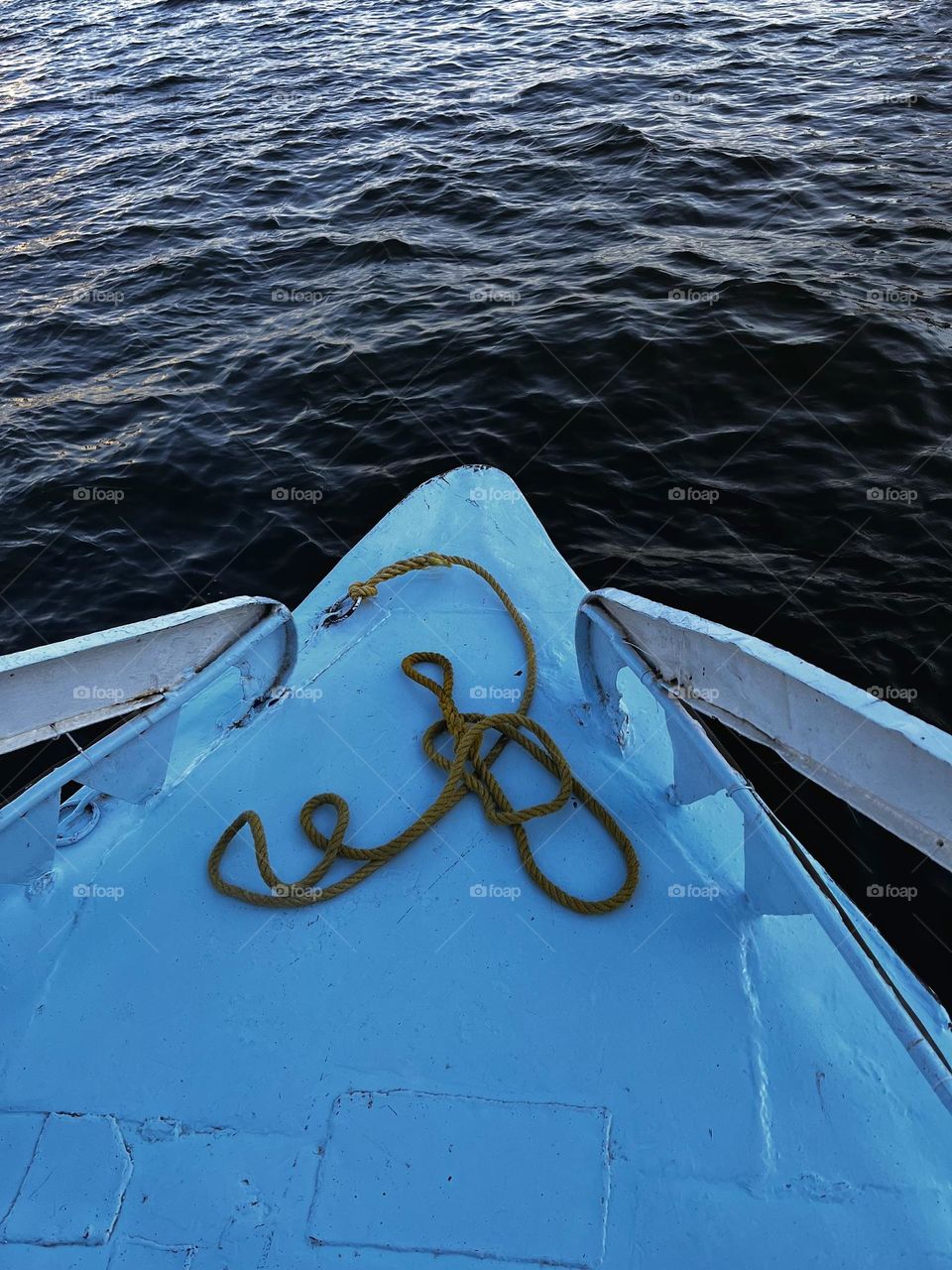 Boat in the Nile river