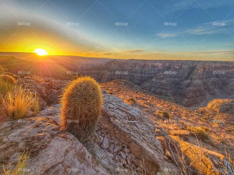 sunrise over grand canyon
