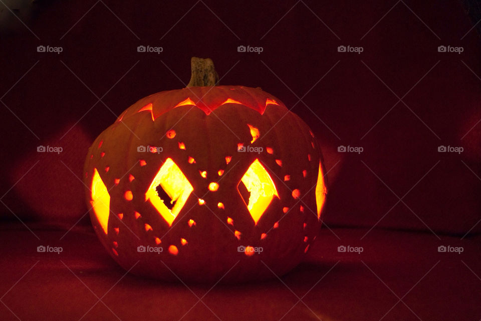 light pattern holliday pumpkin by jbdc
