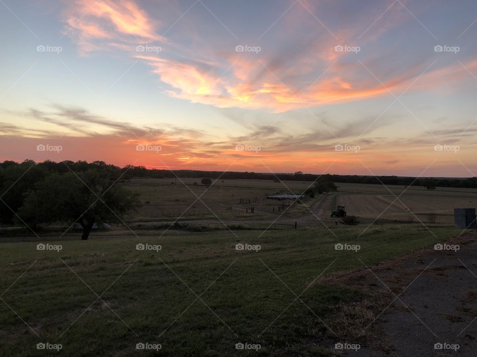 Texas sunset