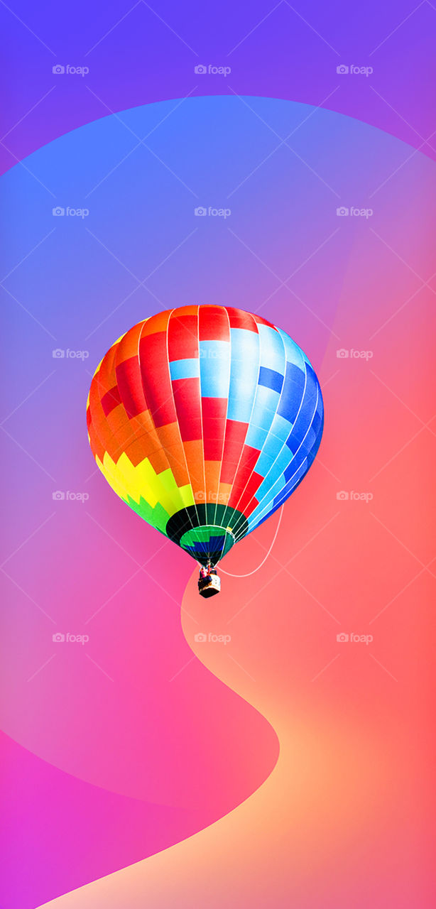 lindo balão colorido