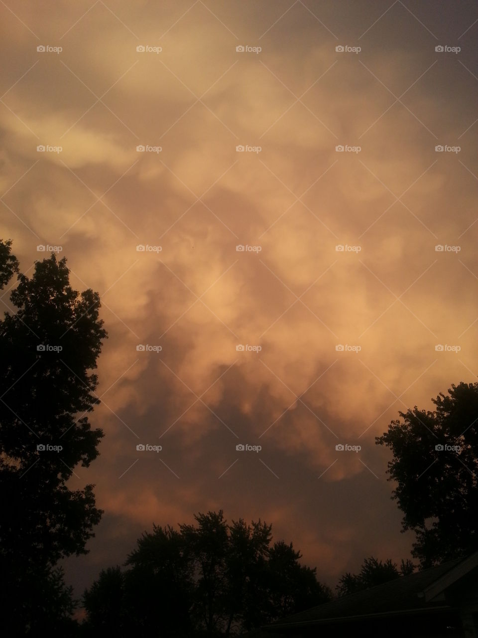 Clouds after storm