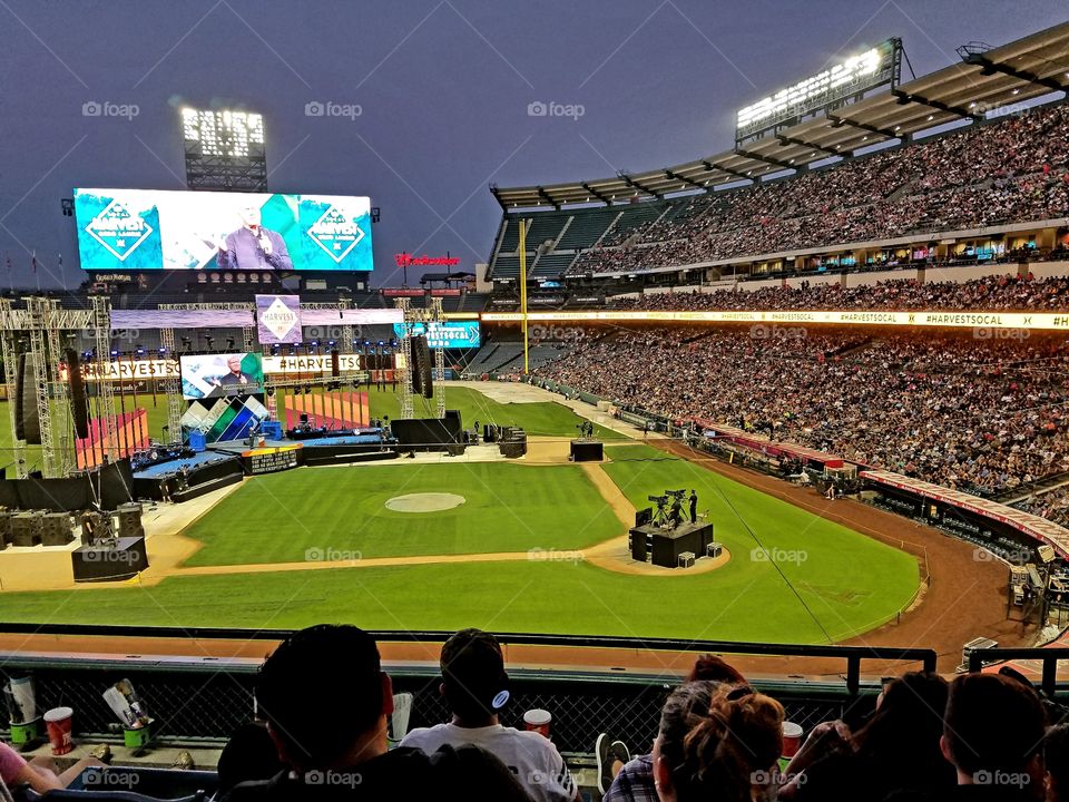 Baseball stadium concert