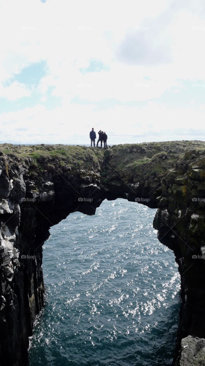 Natural Bridge in Iceland