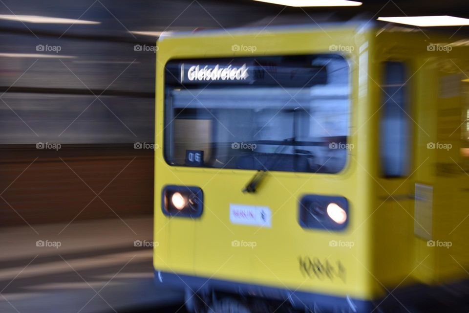 The fast train in Berlin