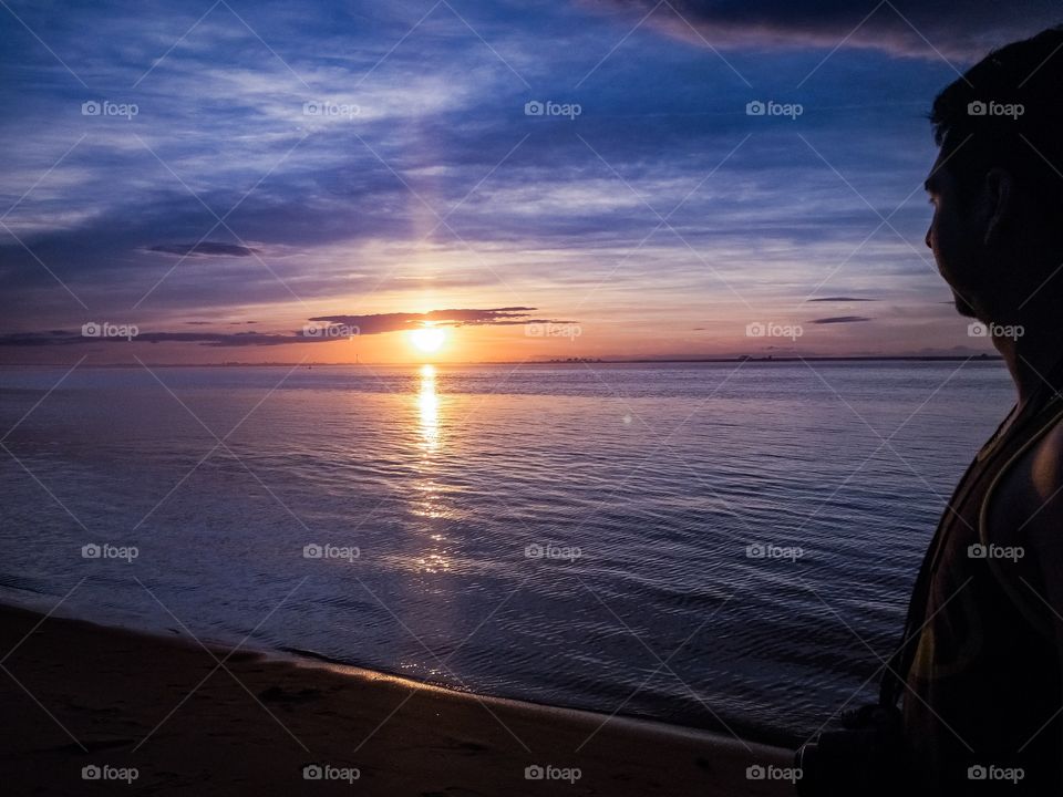 New York, Long Island, Fire Island, sea, ocean, wind, sand, sky, sunset, clouds, colors, calm, relaxation, breeze, warm, summer, bridge, panoramic view, view, nature, water, 