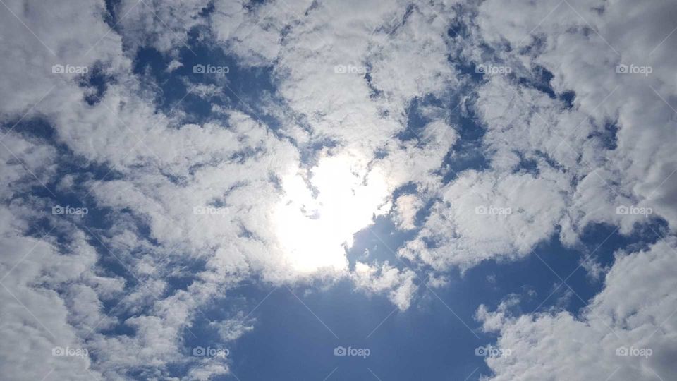 Sun through the clouds