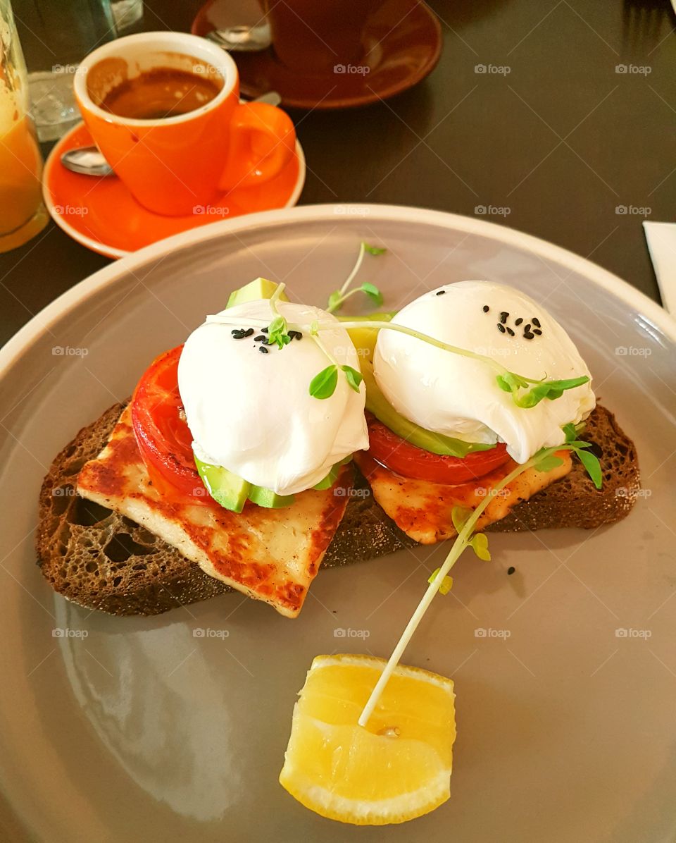 Truffled Poached Eggs for Breakfast, Sydney