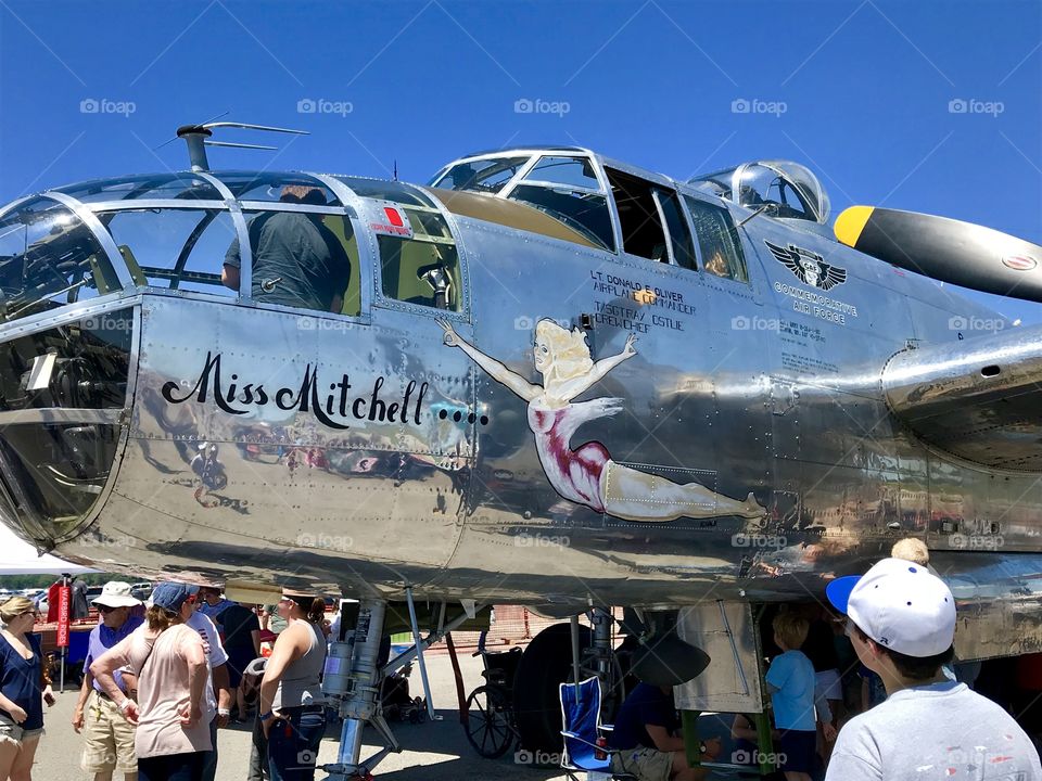 Commemorative Air Force.  One of the many planes seen at an Air Show.  