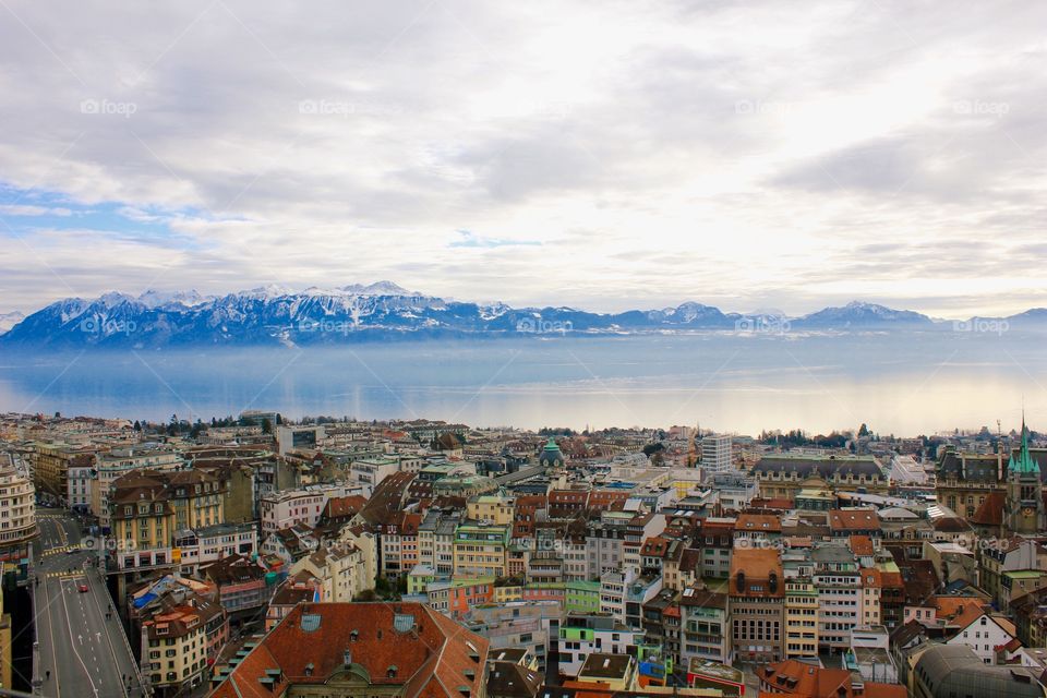 View of Lausanne, Switzerland