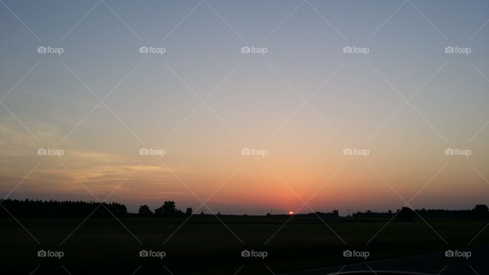 Sunrise Morning . Caught this photo of sunrise on the way to work 