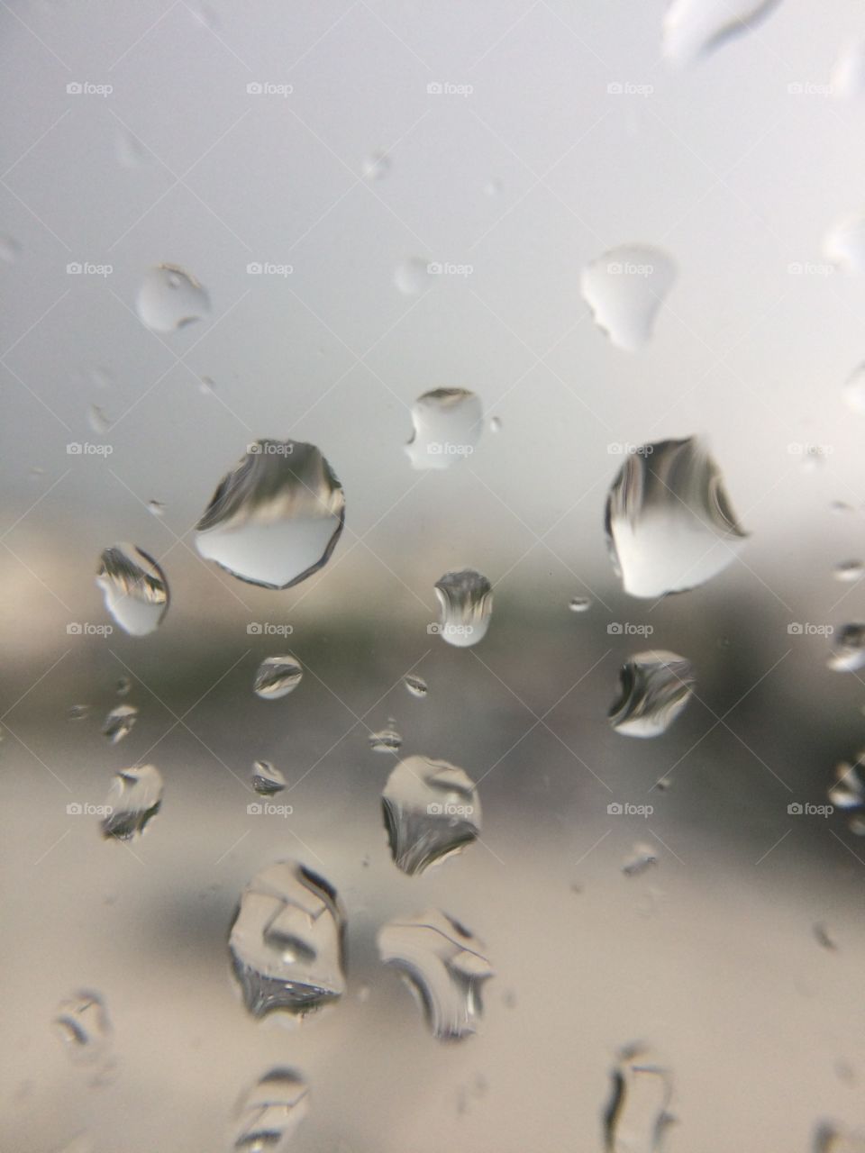 Raindrops on the window 