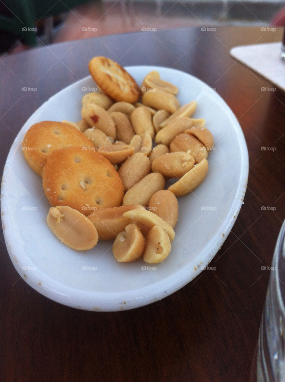 plates snacks nuts cheese by randomandom
